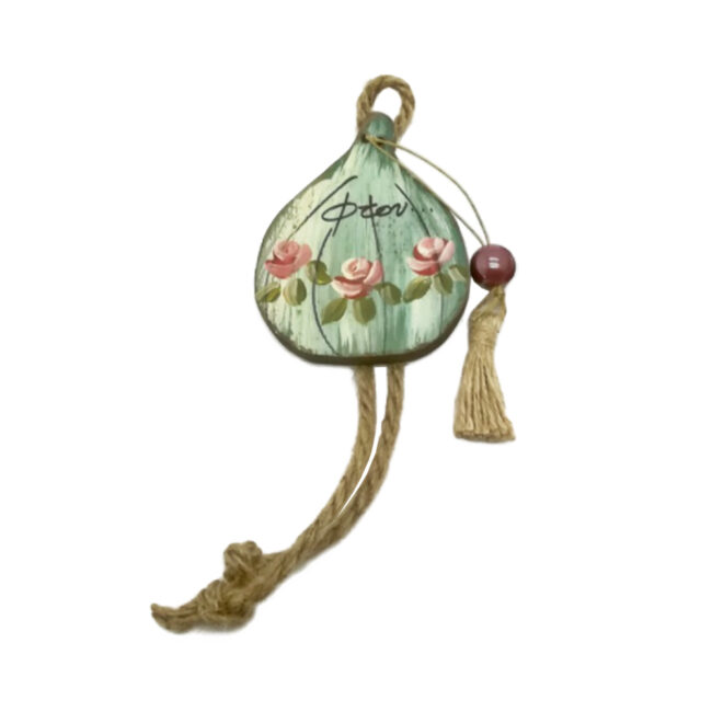 WOODEN CHARM GARLIC CIEL 11X14CM