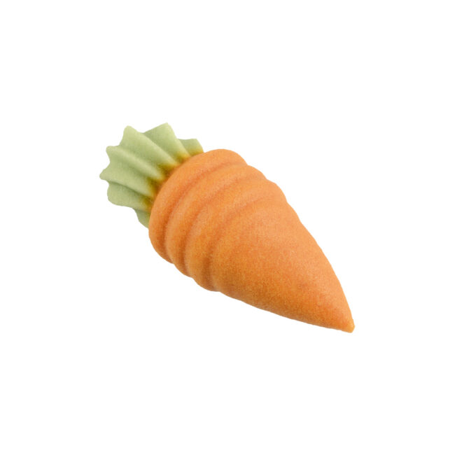 SUGAR CARROT SMALL ORANGE WITH GREEN 25X10X6MM 350PCS - Image 3