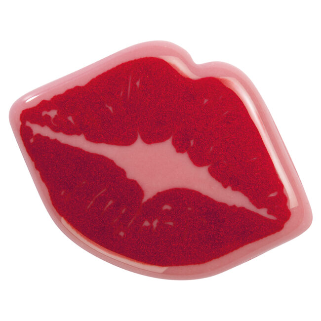 KISSING LIPS RUBY CHOCOLATE 36X25MM 80PCS