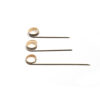 PICK BAMBOO BLACK WITH CURL 120MM 100PCS