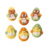 EASTER EGGS SUGAR (6 DESIGNS) 26X35X14MM 72PCS