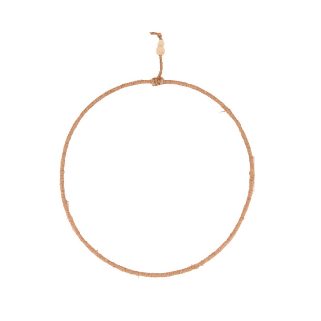 HANGING ROPE FRAME NATURAL 38CM
