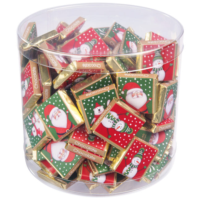 CHRISTMAS CHOCOLATE NAPOLITAINS 35X3MM 135PCS - Image 3