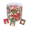 CHRISTMAS CHOCOLATE NAPOLITAINS 35X3MM 135PCS