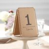 KRAFT VINTAGE TABLE NUMBERS BROWN 1-12 10.5X15.5CM - Image 2