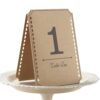 KRAFT VINTAGE TABLE NUMBERS BROWN 1-12 10.5X15.5CM