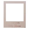 CUSTOM PHOTOBOOTH FRAME BABY SHOWER 60X72CM, 4 HAND'S STICKERS, CLEAR STRING 1M & 8 LETTER STICKERS