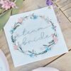 ECO NAPKINS 'TEAM BRIDE' BOHO FLORAL 16.5X16.5CM 16PCS - Image 2