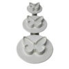 SET OF 3 PRETTY BUTTERFLY PLUNGER CUTTER 27, 40 & 53MM - Image 2