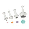 FLOWER BLOSSOM PLUNGER SET OF 4