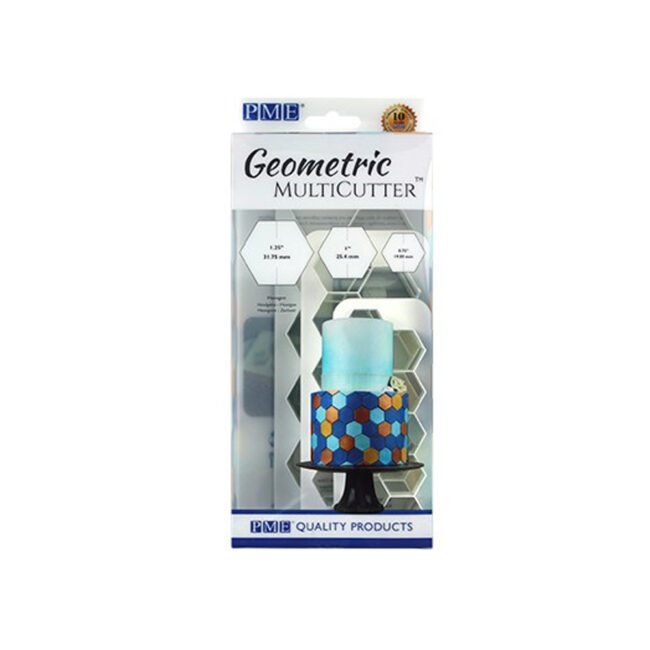 SET OF 3 GEOMETRIC HEXAGON CUTTERS - Image 2