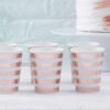 HELLO WORLD PAPER CUPS MINT & ROSE GOLD 9OZ 7X9CM - Image 2