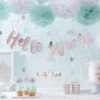 'HELLO WORLD' BUNTING ROSE GOLD 2M - Image 2