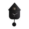 WALL CLOCK MODERN CUCKOO ABS BLACK 21.5X8.5X41CM