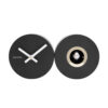 WALL CLOCK DUO CUCKOO MATT BLACK 26X7.2X13CM