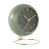 TABLE CLOCK GLOBE MOSS GREEN 21X14X25CM