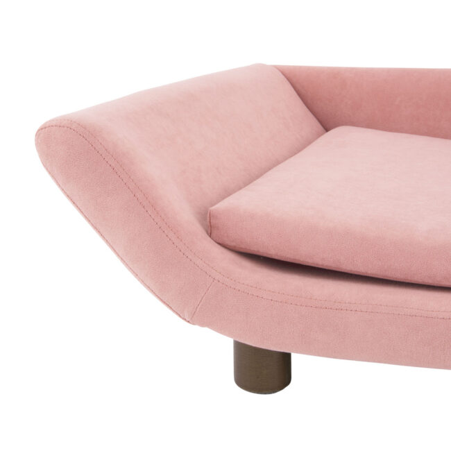 PET SOFA EXPLICIT SUEDE LOOK FADED PINK 72.5X53X21CM - Image 3