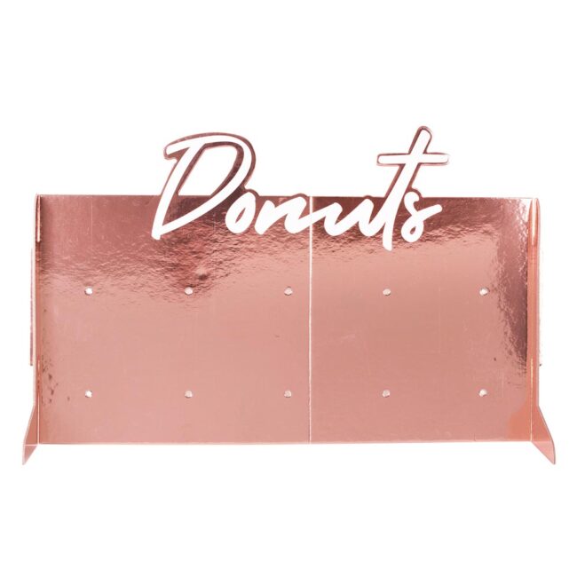DONUT WALL ROSE GOLD FOILED 23X55X35CM