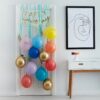 BALLOONS DOOR KITS 'HAPPY BIRTHDAY', STRING, RIBBON & TASSELS COLORFUL - Image 2