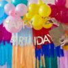 'HAPPY BIRTHDAY' BUNTING GOLD 150X11CM & 7 GOLD NUMBERS - Image 2