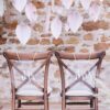 CHAIR SIGNS MR & MRS ACRYLIC WITH COTTON ROPE 30CM - Image 2