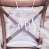 CHAIR SIGNS MR & MRS ACRYLIC WITH COTTON ROPE 30CM - Image 3
