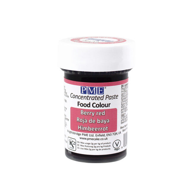 PASTE COLOUR BERRY RED 25GR