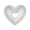 HEART COOKIE CUTTERS 6PCS
