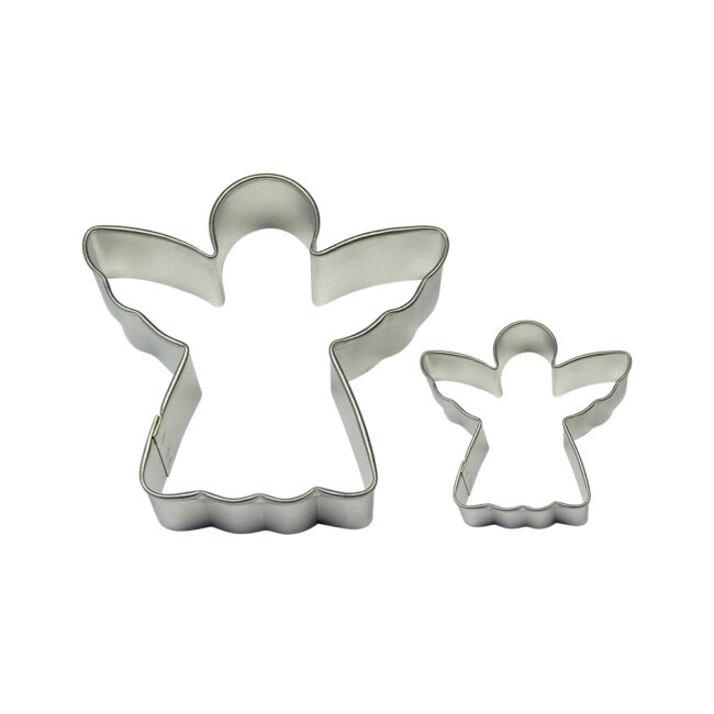 STAINLESS STEEL CUTTERS ANGEL SET OF 2