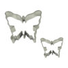 STAINLESS STEEL CUTTERS BUTTERFLY SET OF 2