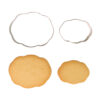 SET OF 2 COOKIES & CAKE PLAGUE CUTTER 85XH60MM & 115XH90MM - Image 2