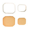 SET OF 2 COOKIES & CAKE PLAGUE CUTTER 72XH60MM & 110XH90MM - Image 2