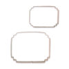 SET OF 2 COOKIES & CAKE PLAGUE CUTTER 85XH60MM & 115XH95MM