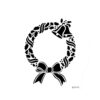 STENCIL CHRISTMAS WREATH 130X160MM - Image 2
