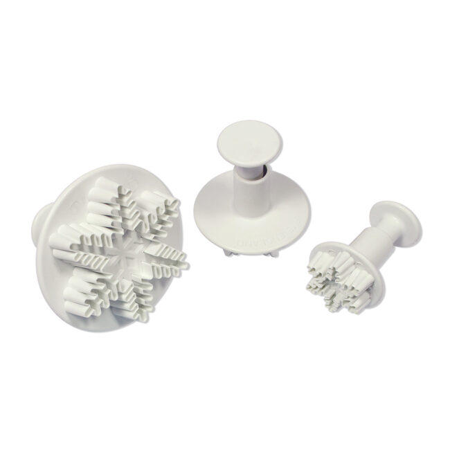 SNOWFLAKE SET OF 3 PLUNGER CUTTERS