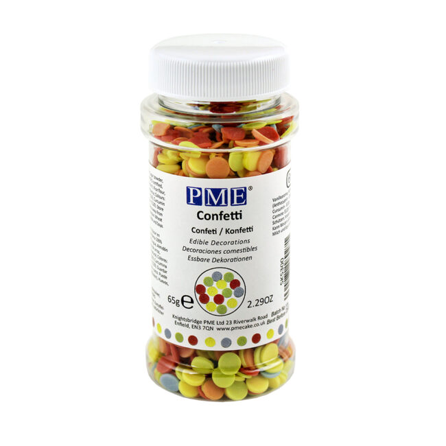 CONFETTI SPRINKLES COLORFUL 2.3OZ 65G
