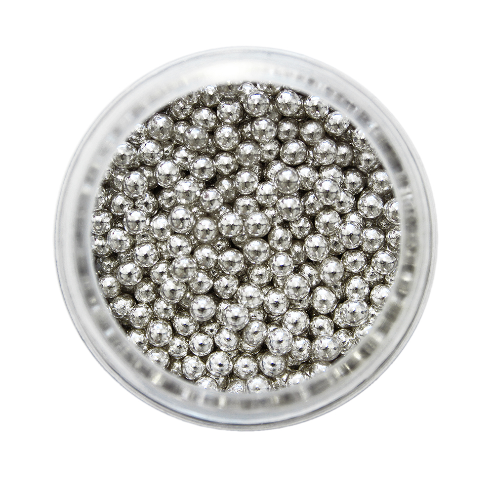 3mm White Sugar Pearls