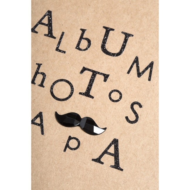 STICKERS ALPHABET BLACK GLITTER 14X27.5CM 300PCS - Image 3
