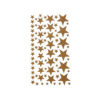 STICKERS STARS GOLD GLITTER 14X28CM