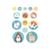 STICKERS FAMILY FRIENDS DOGS 168PCS - Image 2