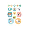 STICKERS FAMILY FRIENDS DOGS 168PCS - Image 8