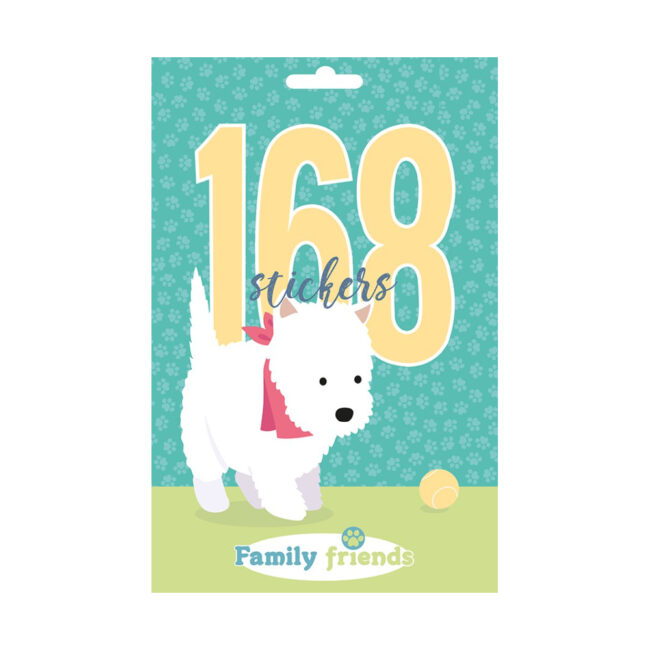 STICKERS FAMILY FRIENDS DOGS 168PCS - Image 13