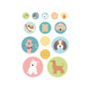 STICKERS FAMILY FRIENDS DOGS 168PCS - Image 5