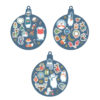 CHRISTMAS BEAR STICKERS HANGING BLOC 12 SHEETS - Image 2