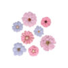 PAPER FLOWERS LOVELY SWAN 4.5-7CM 8PCS
