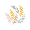 LUXURIOUS PAPER LEAVES 6PCS