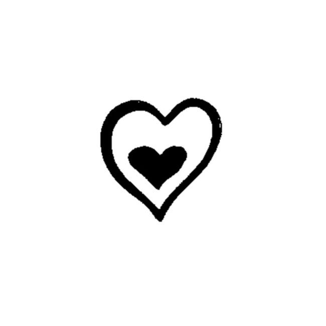SEAL STAMP HEART 18MM