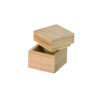 WOODEN MINI BOX SQUARE 5X5X5CM