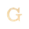 WOODEN LETTER G 11.5CM