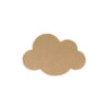 MDF WOODEN CLOUD 15X10CM